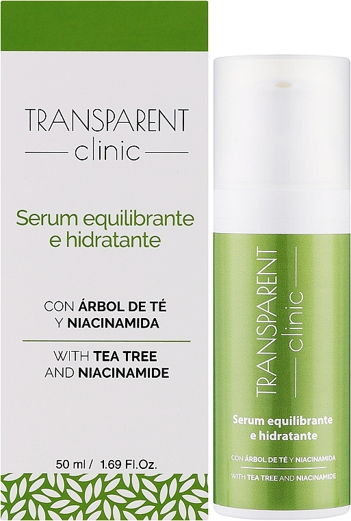 Nawilżające serum do twarzy - Transparent Clinic Serum — Zdjęcie N2