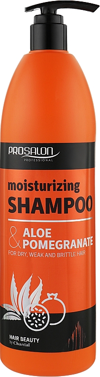 Nawilżający szampon do włosów Aloes i granat - Prosalon Moisturizing Shampoo Aloe & Pomegranate — Zdjęcie N1