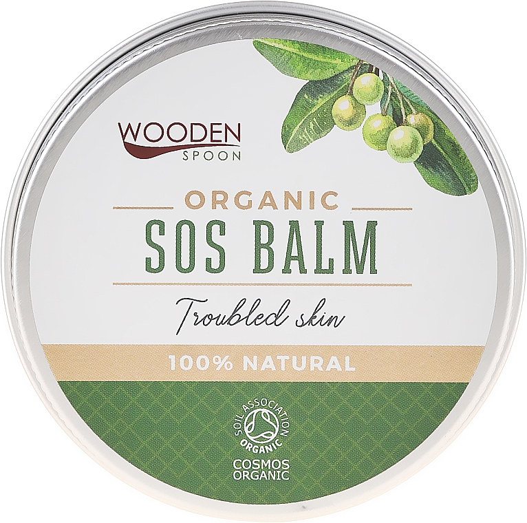 Organiczny balsam SOS do ciała - Wooden Spoon SOS Balm Trouble Skin — Zdjęcie N1