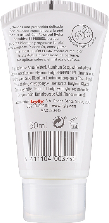 Krem-dezodorant - Byly Advance Sensitive Deo Cream — Zdjęcie N2