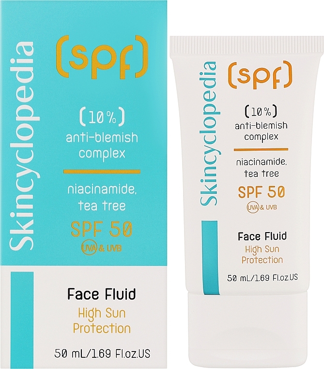 Fluid do twarzy przeciw wysypce - Skincyclopedia Face Fluid SPF50 — Zdjęcie N2