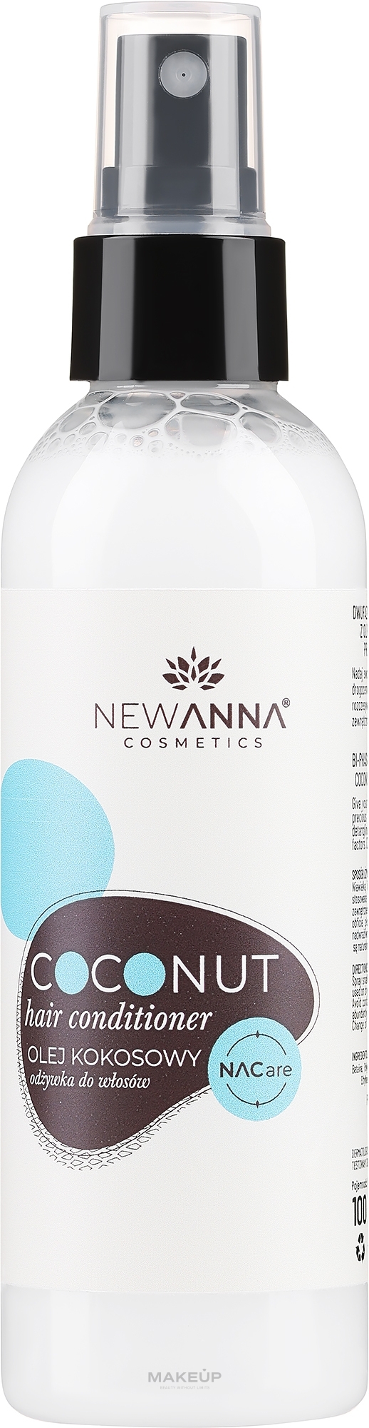 Odżywka do włosów bez spłukiwania z kokosem - New Anna Cosmetics — Zdjęcie 100 ml