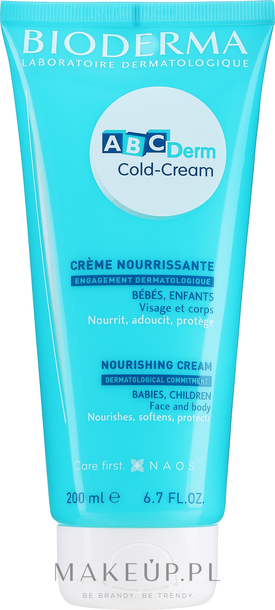 Perfumowany krem do ciała - Bioderma ABCDerm Cold Cream Body — Zdjęcie 200 ml