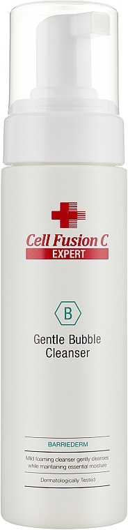 Delikatna pianka oczyszczająca do skóry suchej - Cell Fusion C Expert Gentle Bubble Cleanser — Zdjęcie N1