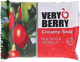 Kup Kremowe mydło w kostce Jagody goji i olej jojoba - Very Berry Goji Berry & Jojoba Oil Creamy Soap