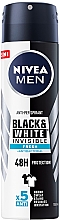Kup Antyperspirant w sprayu przeciw żółtym i białym śladom dla mężczyzn - Nivea Men Invisible For Black & White Fresh 48 H Anti-Perspirant Spray