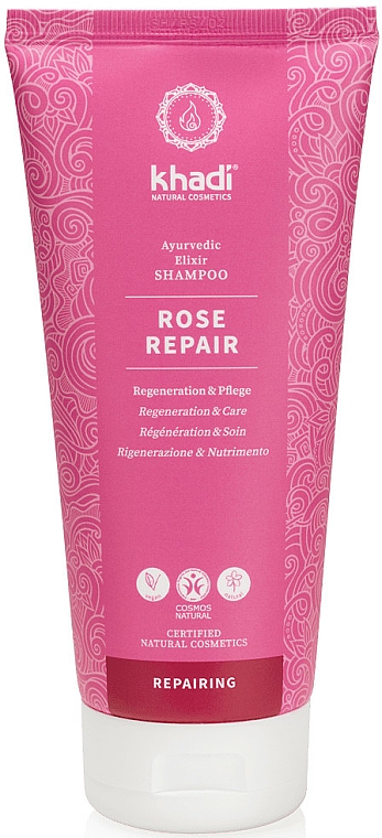 Intensywnie odżywczy szampon do włosów Róża - Khadi Shampoo Rose Hair Repair — Zdjęcie N1