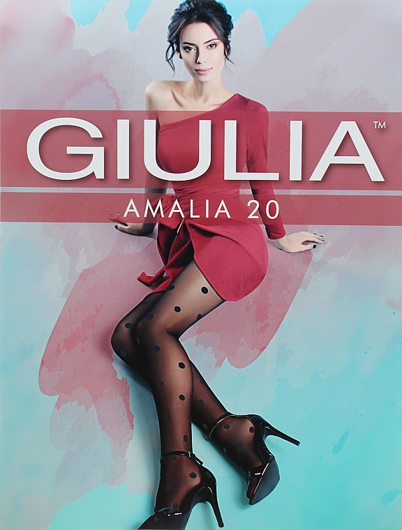 Rajstopy damskie Amalia Model 11 20 Den, nero - Giulia — Zdjęcie N1