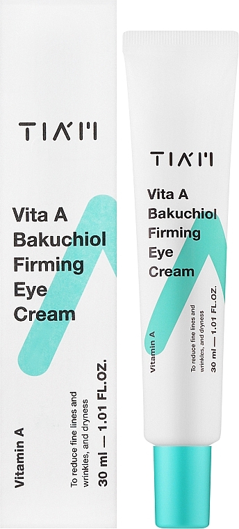 Krem pod oczy z bacucciolem - Tiam Vita A Bakuchiol Firming Eye Cream — Zdjęcie N2