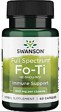 Kup Suplement diety wspierający odporność Rdest wielokwiatowy, 500 mg - Swanson Fo-Ti (He-Shou-Wu)