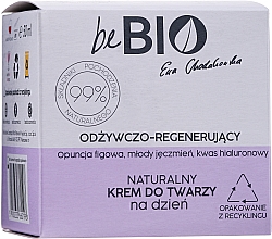 Naturalny krem odżywczo-regenerujący do twarzy na dzień - BeBio — Zdjęcie N2