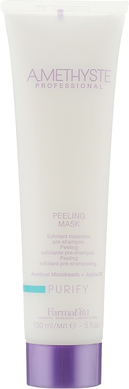 Peeling do skóry głowy - Farmavita Amethyste Purify Peeling Mask — Zdjęcie N1