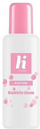 Aceton do usuwania lakieru hybrydowego - Hi Hybrid Acetone Bubble Gum — Zdjęcie N1