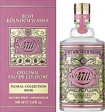 Maurer & Wirtz 4711 Original Eau de Cologne Rose - Woda kolońska — Zdjęcie N2