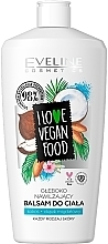 Głęboko nawilżający balsam do ciała - Eveline Cosmetics I Love Vegan Food  — Zdjęcie N2