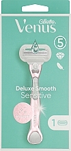 Kup Maszynka do golenia dla kobiet z 1 wymiennym ostrzem - Gillette Venus Deluxe Smooth Sensitive