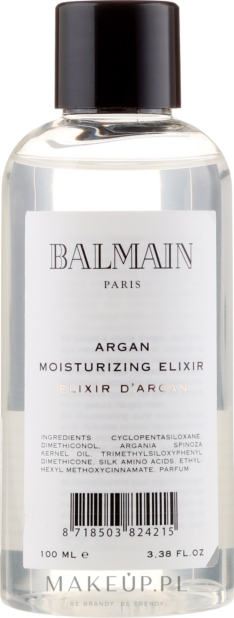 Arganowy eliksir nawilżający do włosów - Balmain Paris Hair Couture Argan Moisturizing Elixir — Zdjęcie 100 ml