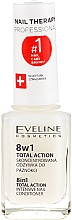 PRZECENA! Preparat do regeneracji paznokci 8 w 1 - Eveline Cosmetics Nail Therapy Total Action 8 in 1 * — Zdjęcie N2