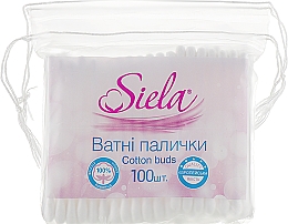 Patyczki kosmetyczne, 100 szt. - Siela Cotton Buds — Zdjęcie N1