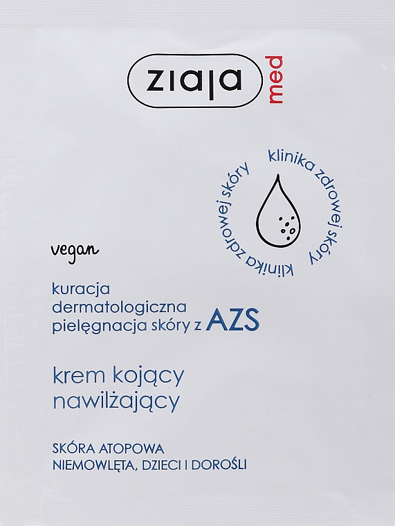 Kojący krem ​​do skóry atopowej - Ziaja Med Atopic Dermatitis Care (próbka) — Zdjęcie N1