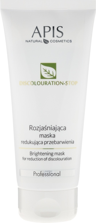Rozjaśniająca maska do twarzy redukująca przebarwienia - APIS Professional Discolouration-Stop