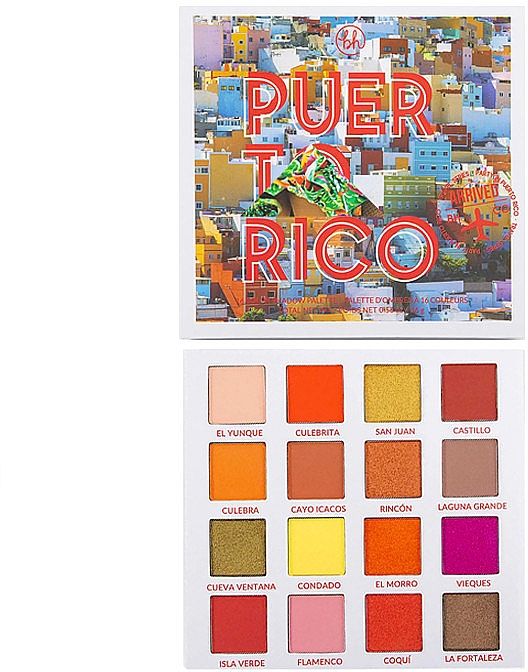 Paleta cieni do powiek - BH Cosmetics Party In Puerto Rico Eyeshadow Palette  — Zdjęcie N1