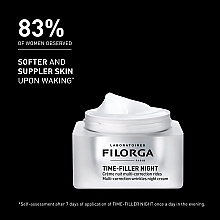 Multikorekcyjny krem przeciwzmarszczkowy do twarzy - Filorga Time-filler Night Cream — Zdjęcie N5