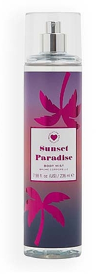 Perfumowany spray do ciała - I Heart Revolution Body Mist Sunset Paradise — Zdjęcie N1