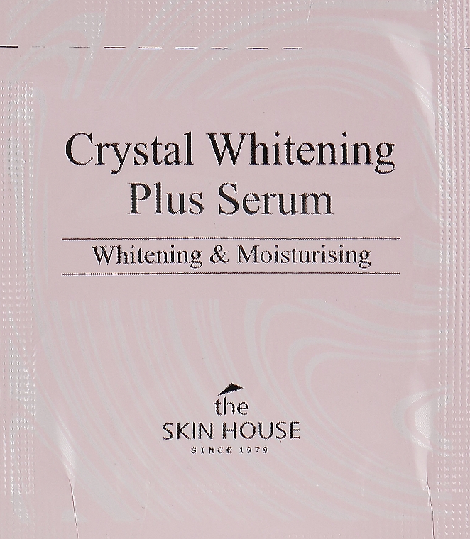 Serum rozjaśniające przebarwienia twarzy - The Skin House Crystal Whitening Plus Serum (próbka)	 — Zdjęcie N1