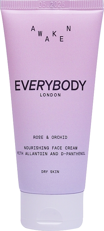 Odżywczy krem do twarzy Róża i orchidea - EveryBody Awaken Nourishing Face Cream Rose & Orchid — Zdjęcie N1