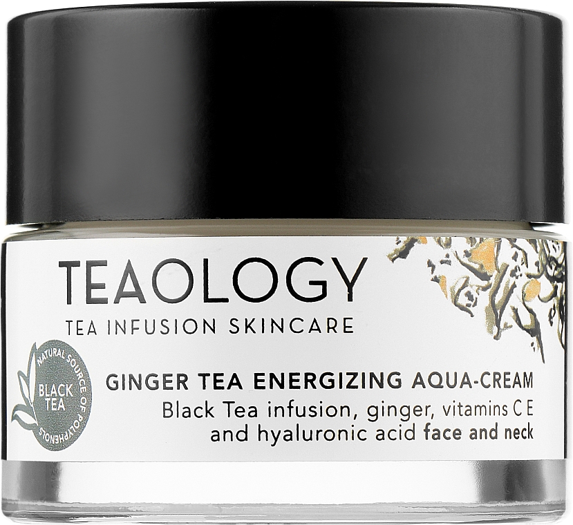 Krem do twarzy z herbatą imbirową - Teaology Ginger Tea Emergizing Aqua Cream — Zdjęcie N1