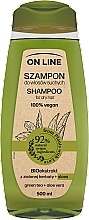 Kup Wegański szampon do włosów suchych Zielona herbata i aloes - On Line Shampoo