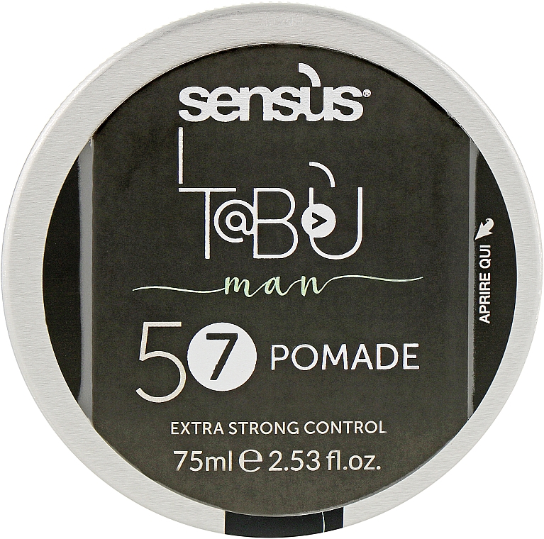 Pomada do włosów - Sensus Tabu Pomade 57 — Zdjęcie N1