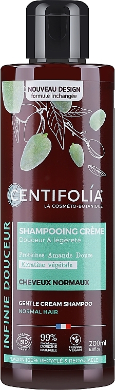 Krem-szampon do włosów normalnych Migdał i kamelia - Centifolia Cream Shampoo Normal Hair — Zdjęcie N1