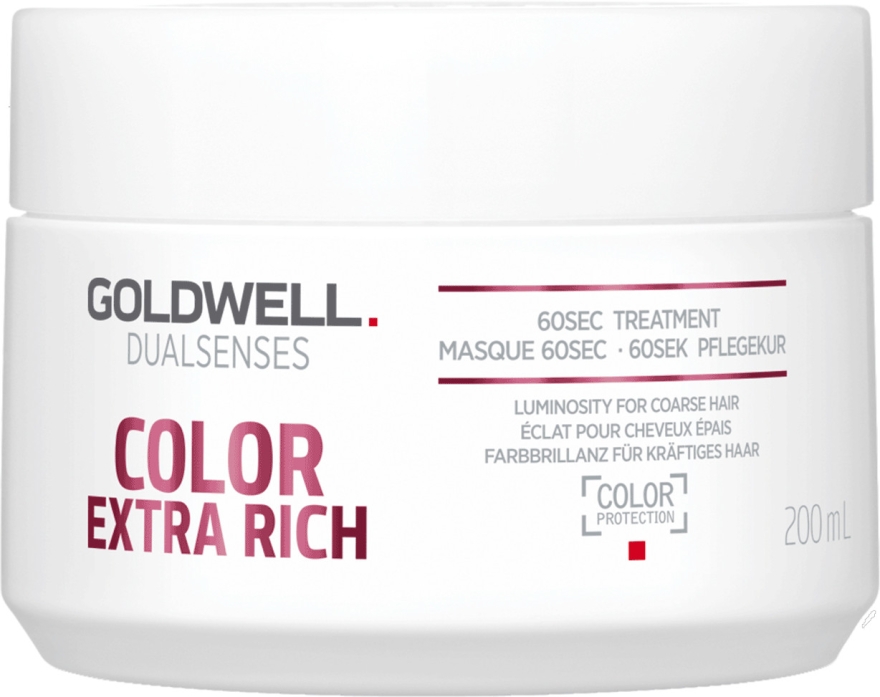 60-sekundowy balsam regenerujący do włosów farbowanych - Goldwell Dualsenses Color Extra Rich 60sec Treatment — Zdjęcie N1