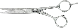 Nożyczki fryzjerskie proste, 9012 - Tondeo Mythos Damask Offset 6" Hair Styling Scissors — Zdjęcie N1