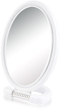 Lusterko kosmetyczne 9510, owalne, dwustronne, 22,5 cm, białe - Donegal Mirror — Zdjęcie N1