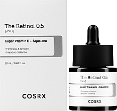 Olejek do twarzy z retinolem - Cosrx The Retinol 0.5 Oil — Zdjęcie N2