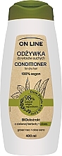 Odżywka do włosów suchych Zielona herbata i aloes - On Line For Dry Hair Conditioner — Zdjęcie N1