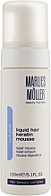 Pianka odbudowująca strukturę włosów Płynna keratyna - Marlies Moller Volume Liquid Hair Keratin Mousse — Zdjęcie N3