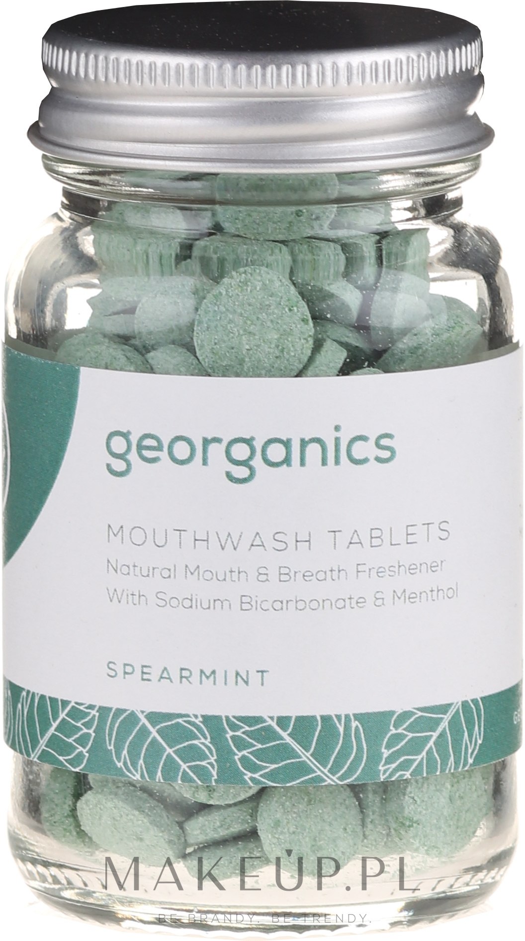 Tabletki do płukania jamy ustnej Mięta - Georganics Mouthwash Tablets Spearmint — Zdjęcie 180 szt.