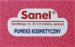 	Kolorowy pumeks kosmetyczny, fuksja - Sanel — Zdjęcie N1