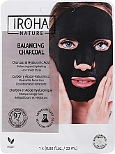 Maska na tkaninie do twarzy z węglem aktywnym - Iroha Nature Detox Black Tissue Mask Charcoal — Zdjęcie N1