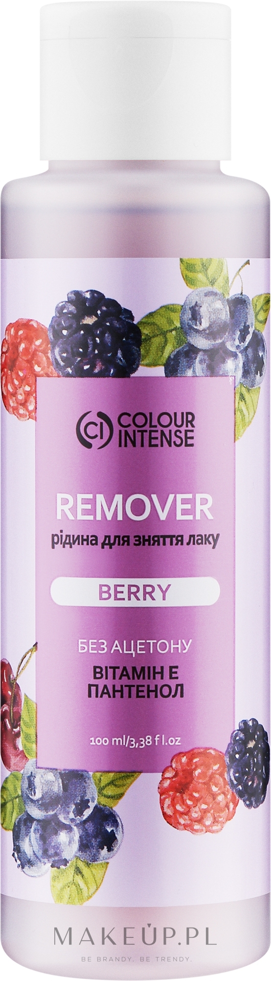 Zmywacz do paznokci bez acetonu Berry - Colour Intense Remover Berry — Zdjęcie 100 ml