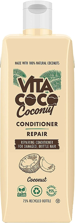 Regenerująca odżywka do włosów zniszczonych i łamliwych z kokosem - Vita Coco Repair Coconut Conditioner — Zdjęcie N1
