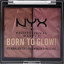 Kup Rozświetlacz do twarzy - NYX Professional Makeup Born To Glow Icy Highlighter