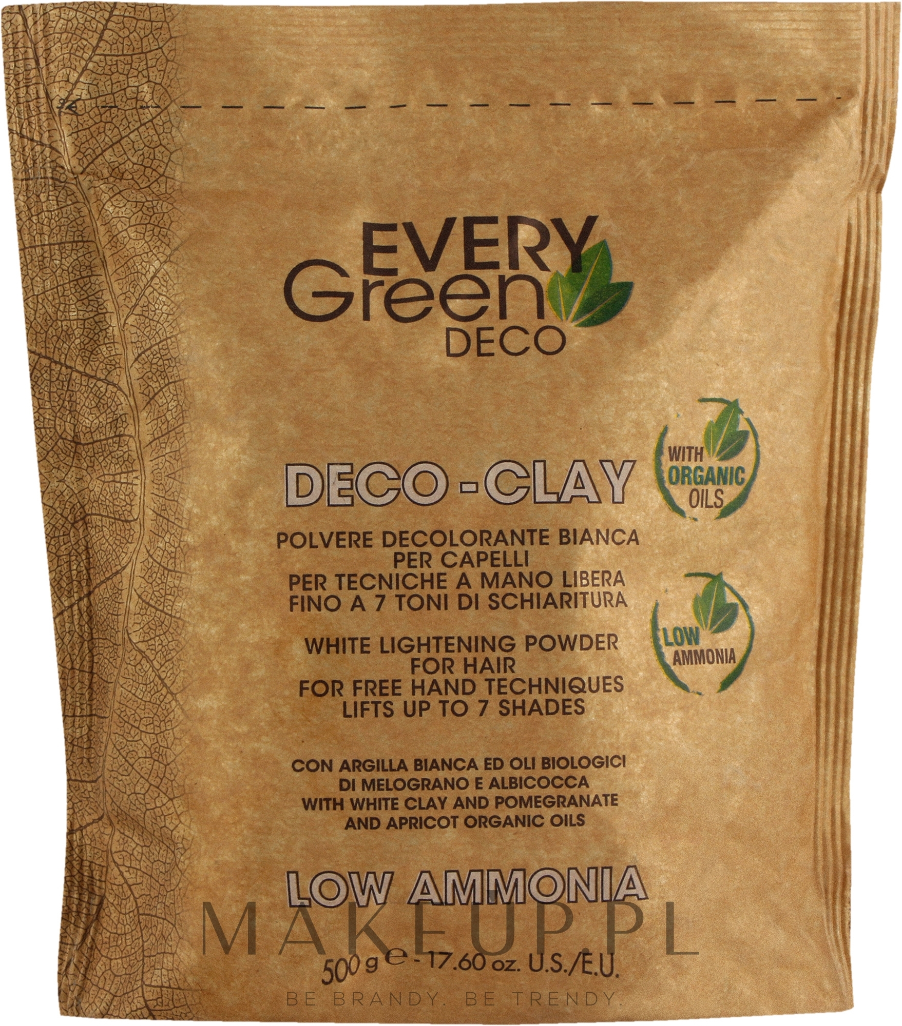 Rozświetlający krem do włosów w pudrze - EveryGreen Deco Clay — Zdjęcie 500 g