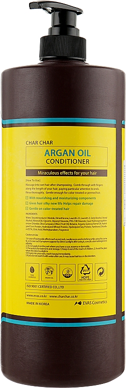 Odżywka do włosów - Char Char Argan Oil Conditioner — Zdjęcie N4