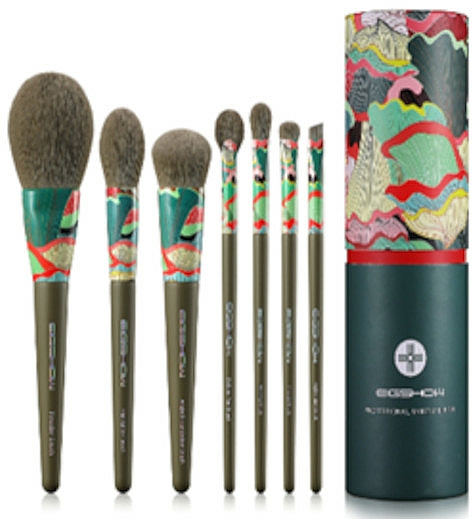 Zestaw pędzli do makijażu, 7 szt - Eigshow Beauty Essential Greener Model Fresher Brush Kit — Zdjęcie N1