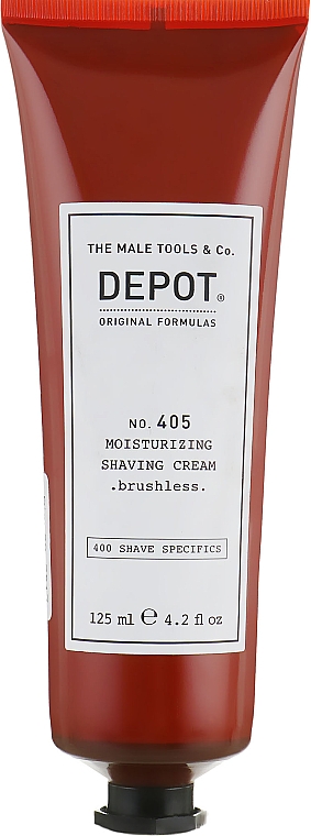 Nawilżający krem do golenia bez użycia pędzla - Depot Shave Specifics 405 Moisturizing Shaving Cream — Zdjęcie N2